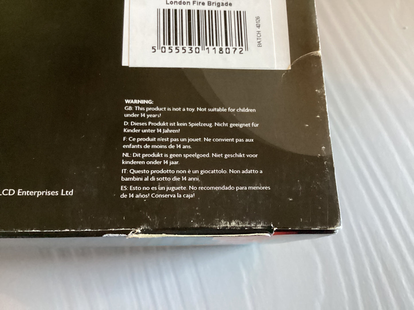 Oxford diecast 1;76 scale 76FHP002 FORDSON HEAVY PUMP UNIT LONDON FIRE BRIGADE