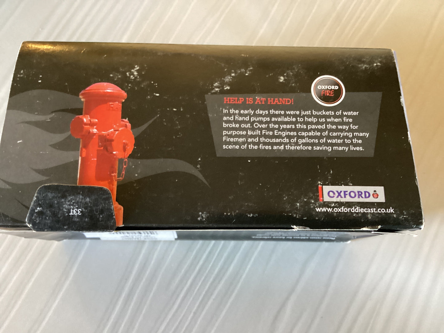 Oxford diecast 1;76 scale 76AM001 AEC MERCURY TL LONDON FIRE BRIGADE