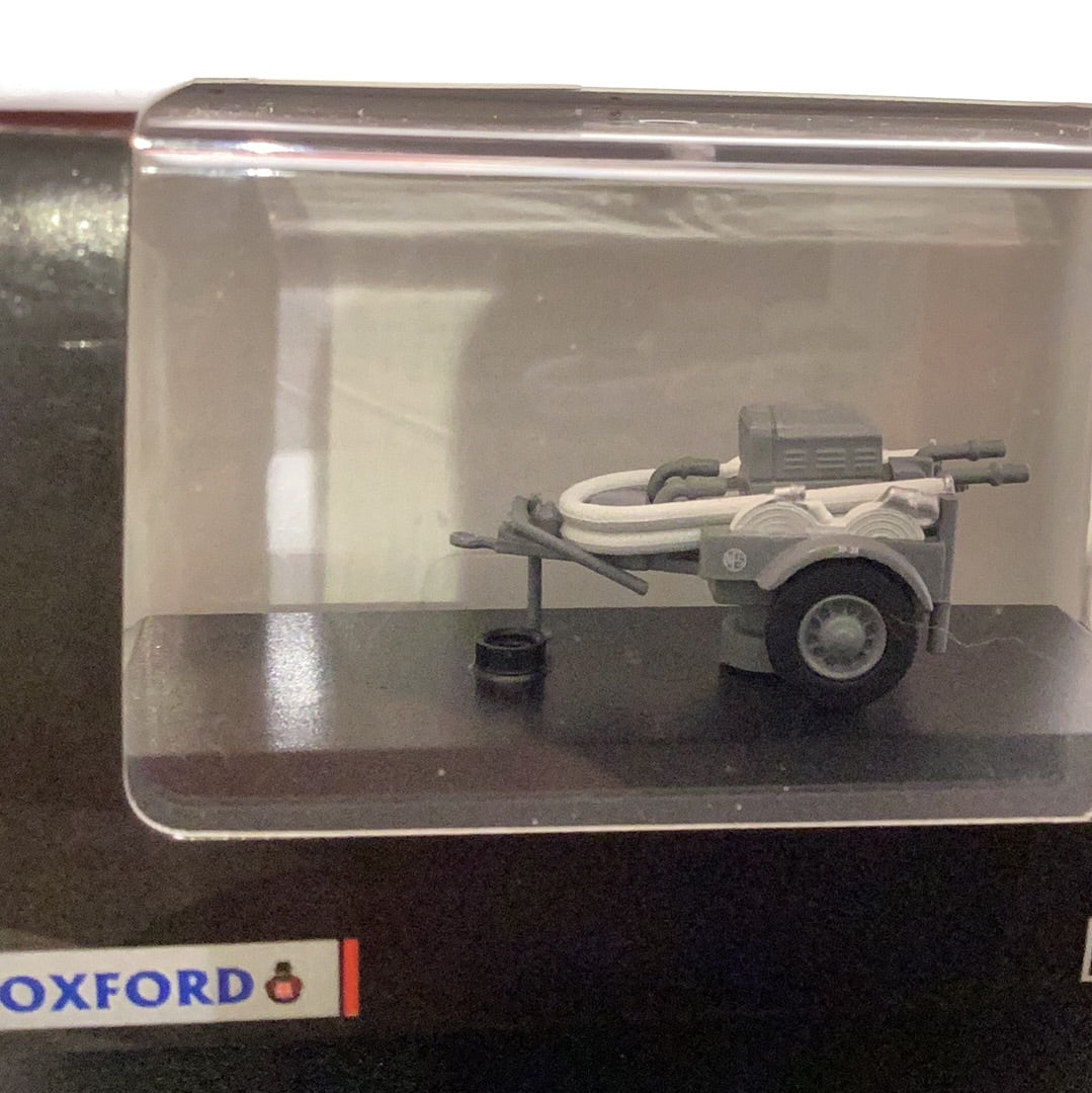 Oxford Diecast 1:76 scale 76CCP001 Grey NFS Coventry Climax Pump Trailer