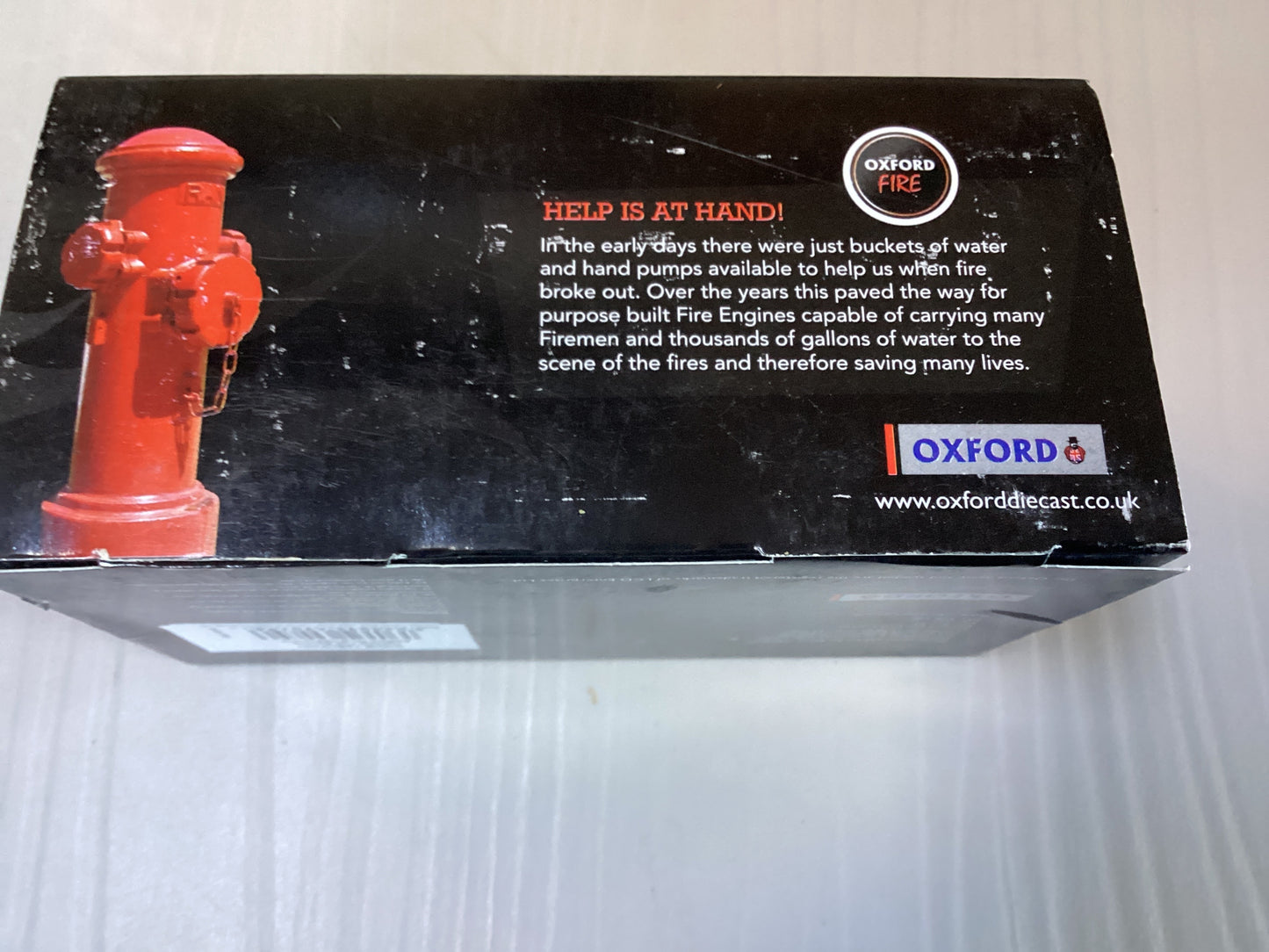 Oxford diecast 1;76 scale 76BHF001 NATIONAL FIRE SERVICE    BEDFORD W.L.G. HEAVY UNIT