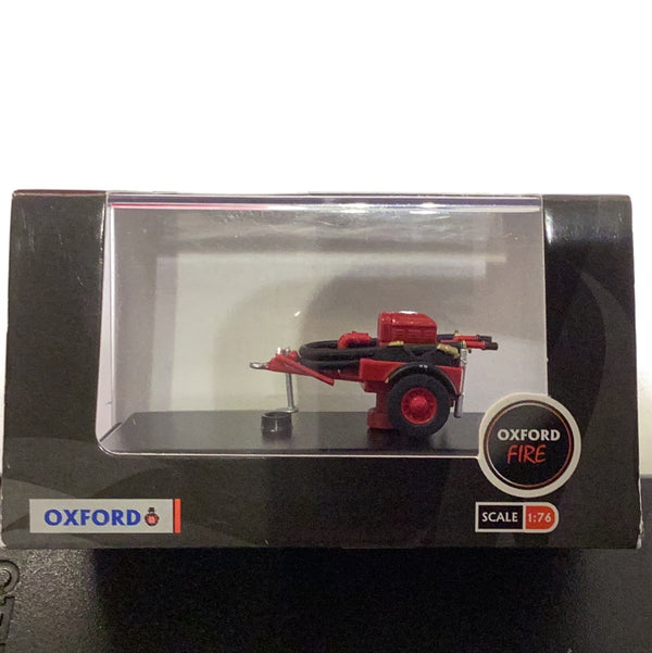 Oxford Diecast 176 scale 76CCP003 Red Coventry Climax Pump Trailer